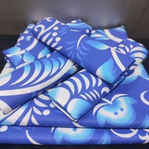 Blue printed bed sheet and pillow sheets, it's two single bed sheet and it's pillow with a double bed sheet with two pillow sheets