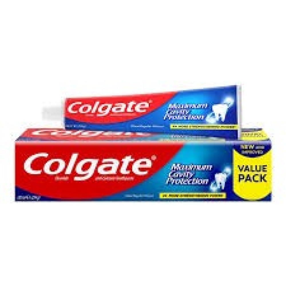 Colgate toothpaste for a fresh breaths. maximum cavity protection.