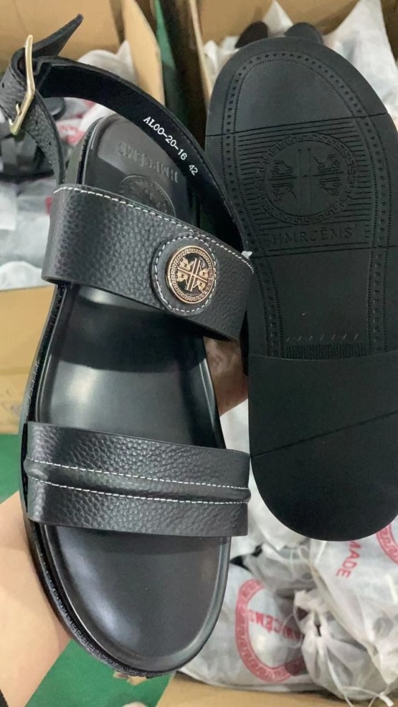 Black sandals from HMRCEMS brand