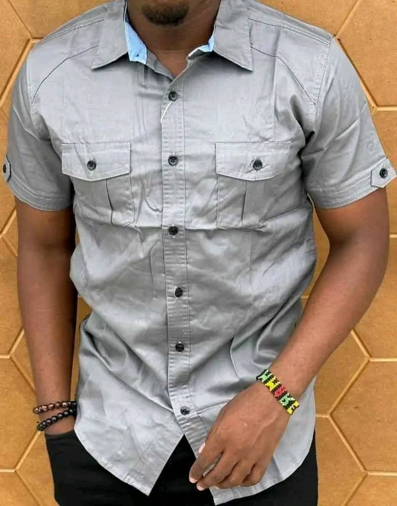 Bossy men shirt in color grey