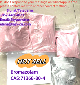 CAS:71368-80-4 Bromazolam CAS：28981-97-7 Alprazolam Free sample,Hot sell,Top supplier