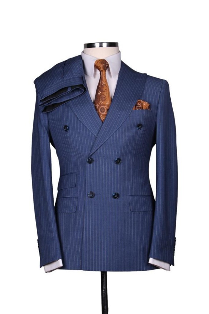 Navy blue Pure cotton suit