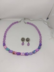 Necklace and earrings