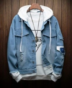 Hoodie denim jackets