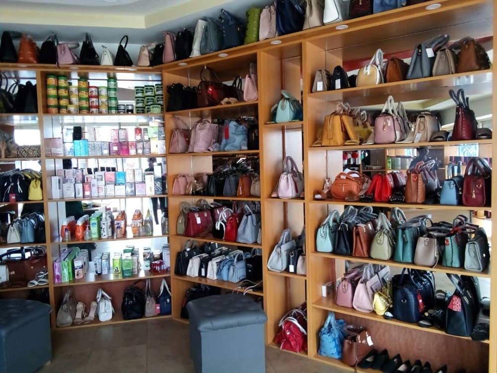 Ladies shoes, bags, lotions, perfumes watches