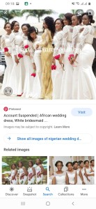 Nigerian kinds of wearwedding dress