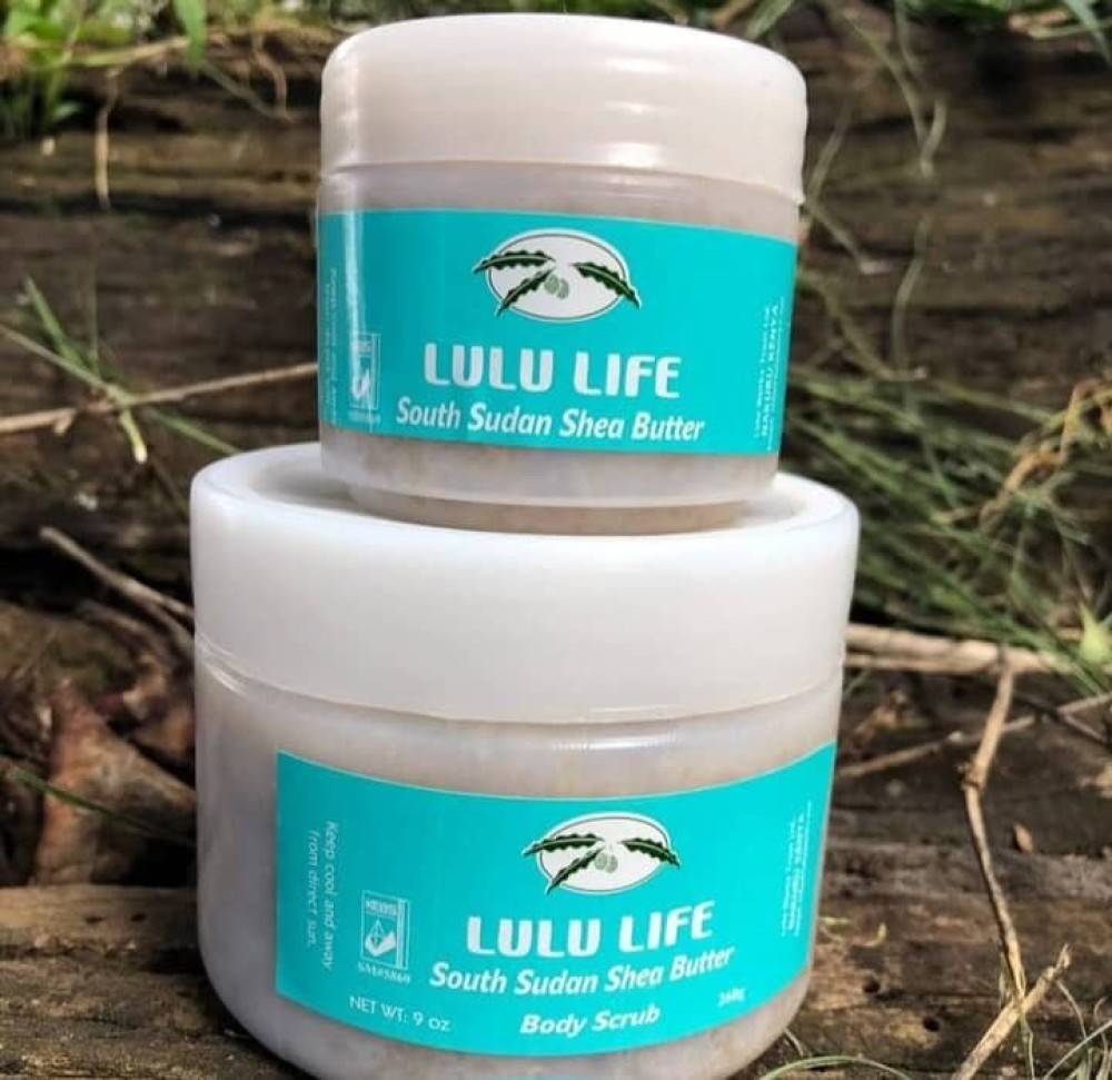 Lulu life South Sudan shea butter body scrub