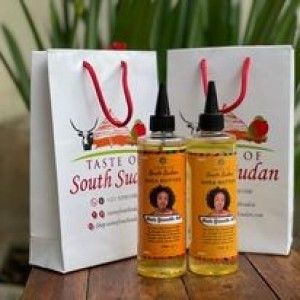 Taste of South Sudan shea butter hair oil