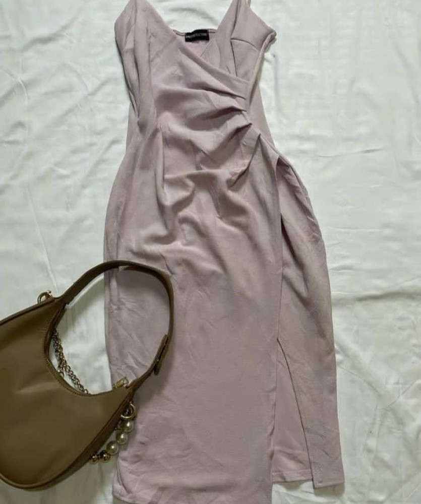 Pink tied dress size medium