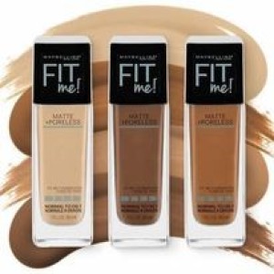 Fit me foundation contain matte + poreless for normal to oily 30ml