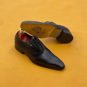 black leader shoes for  men  located inn custom market