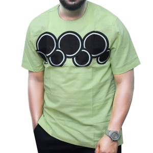 short slid green shirt for men and its  quality material from Nigeria for your order please call Gista on 0928811289