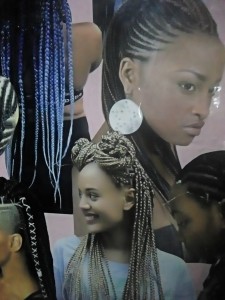 Braid cornrows style in can be in many colors, we are gentle with the customers' hair, we use the best hair products while offering the services